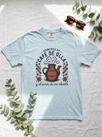 Powered by Café de Olla Shirt - Mexican American Heritage Coffee Tee