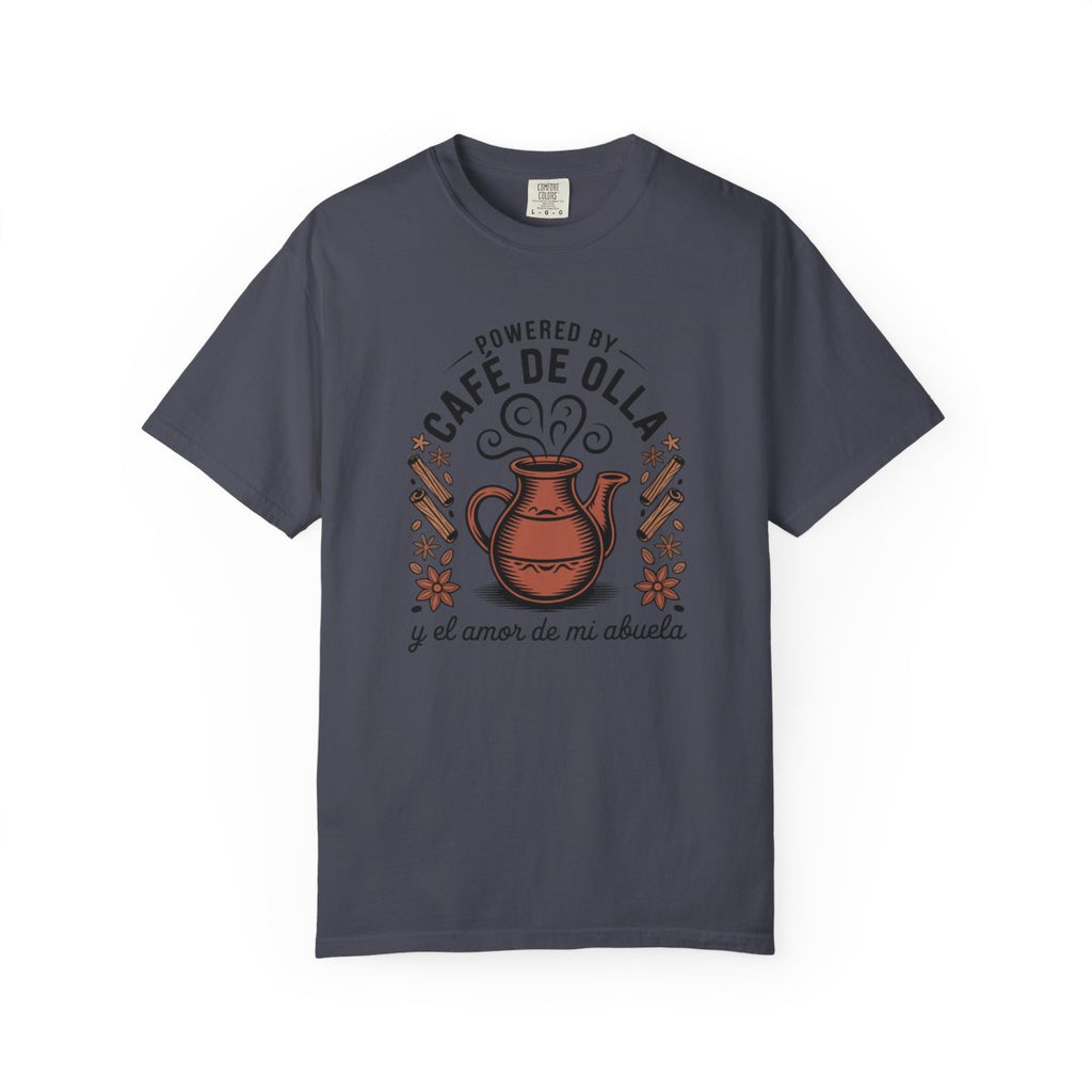 Powered by Café de Olla Shirt - Mexican  - Navy