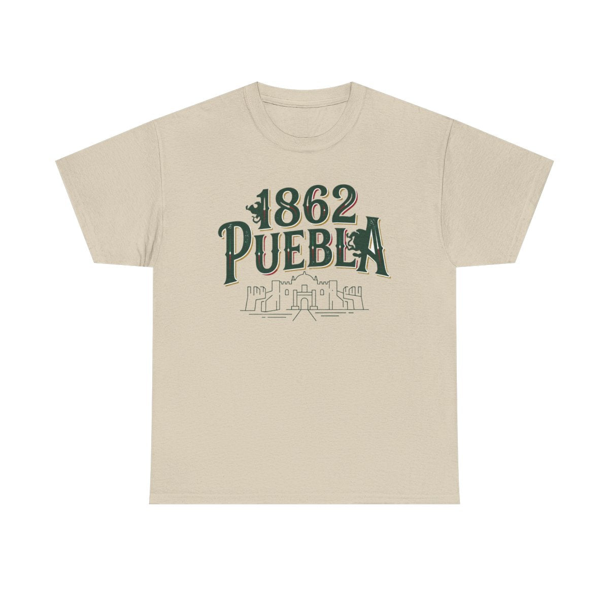 Puebla 1862 Cinco de Mayo Shirt - Histor - Sand