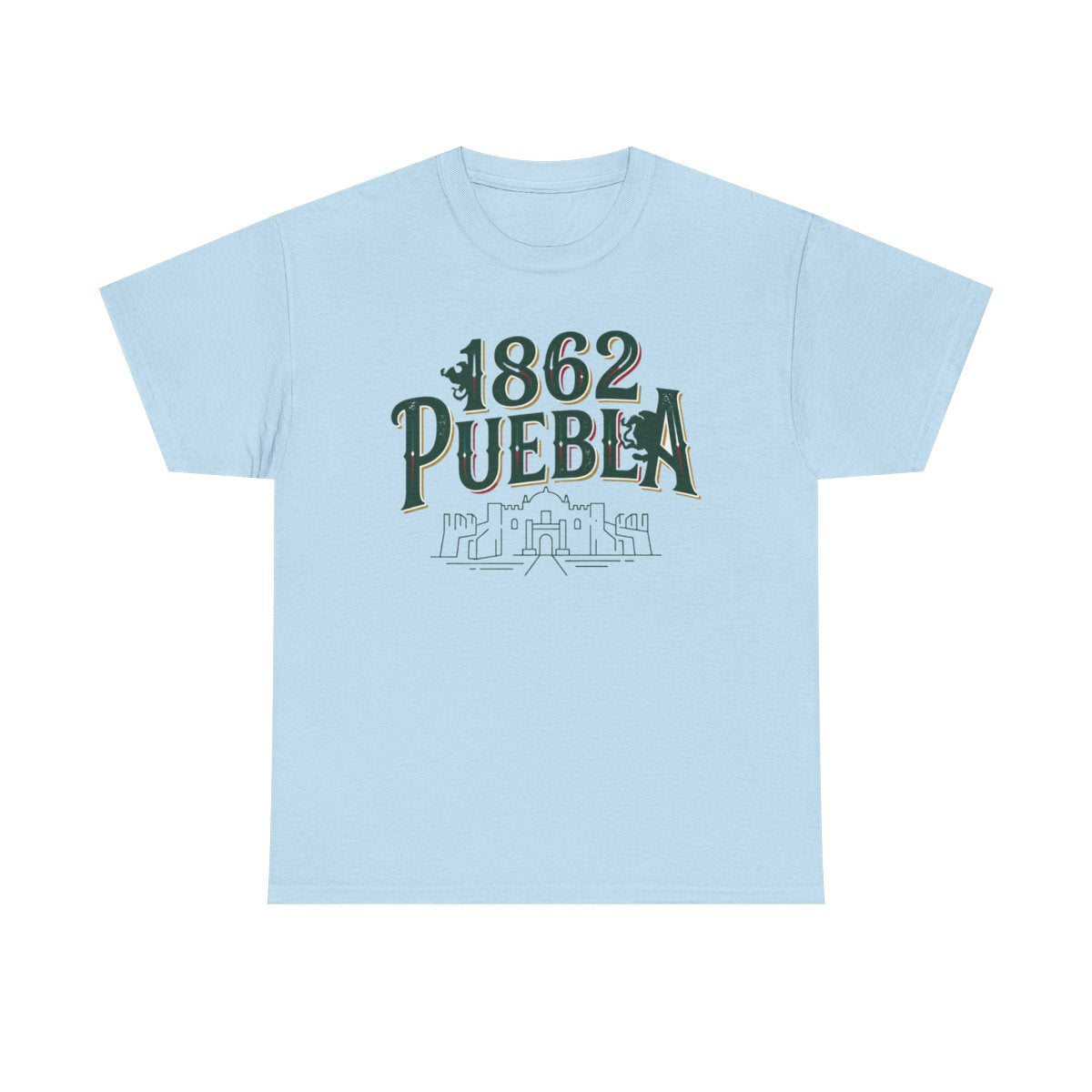 Puebla 1862 Cinco de Mayo Shirt - Histor - Light Blue