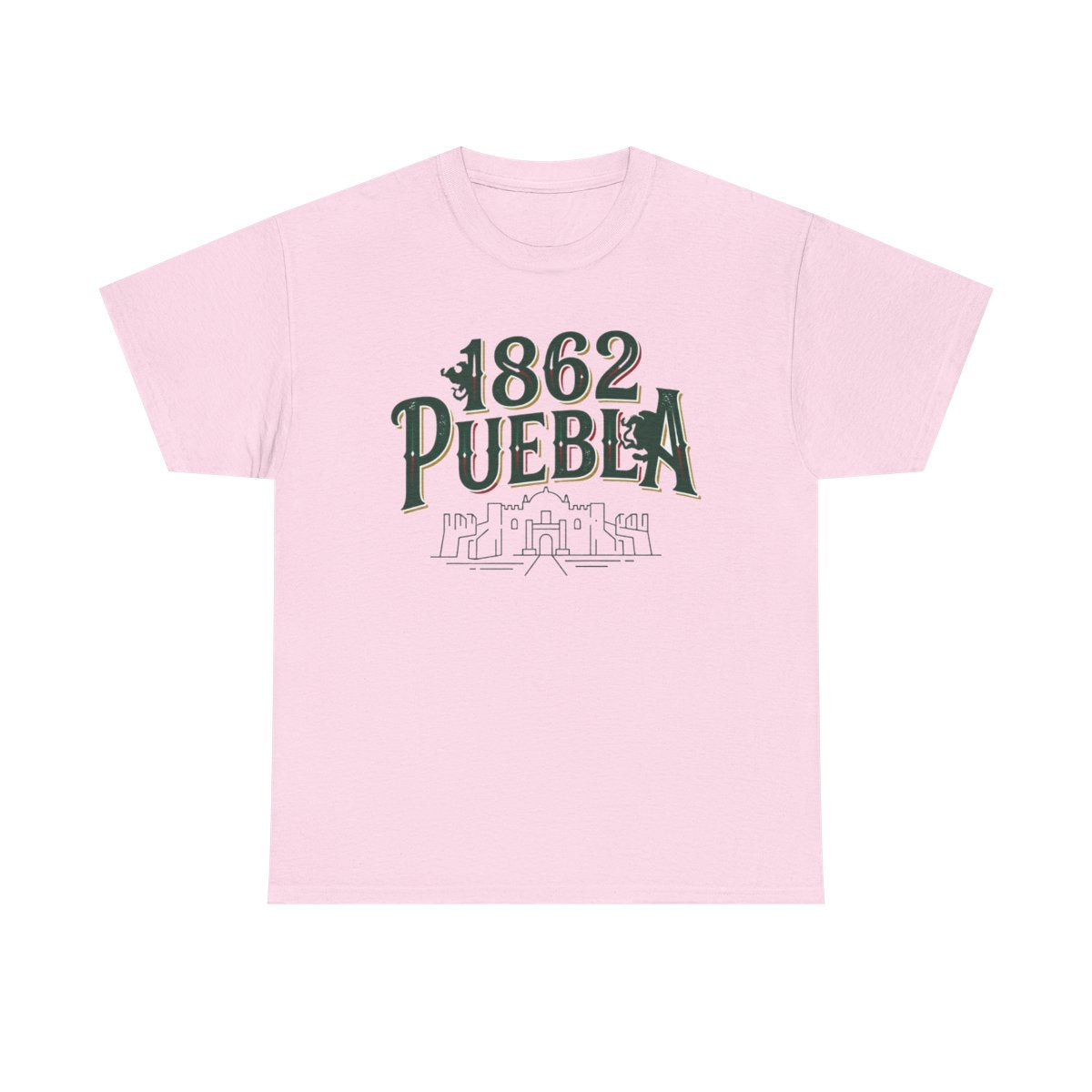 Puebla 1862 Cinco de Mayo Shirt - Histor - Light Pink