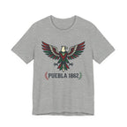 Puebla 1862 Cinco de Mayo Shirt - Mexica - Athletic Heather