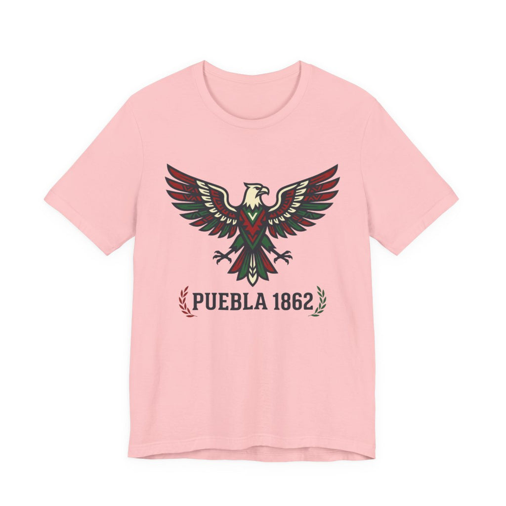 Puebla 1862 Cinco de Mayo Shirt - Mexica - Pink