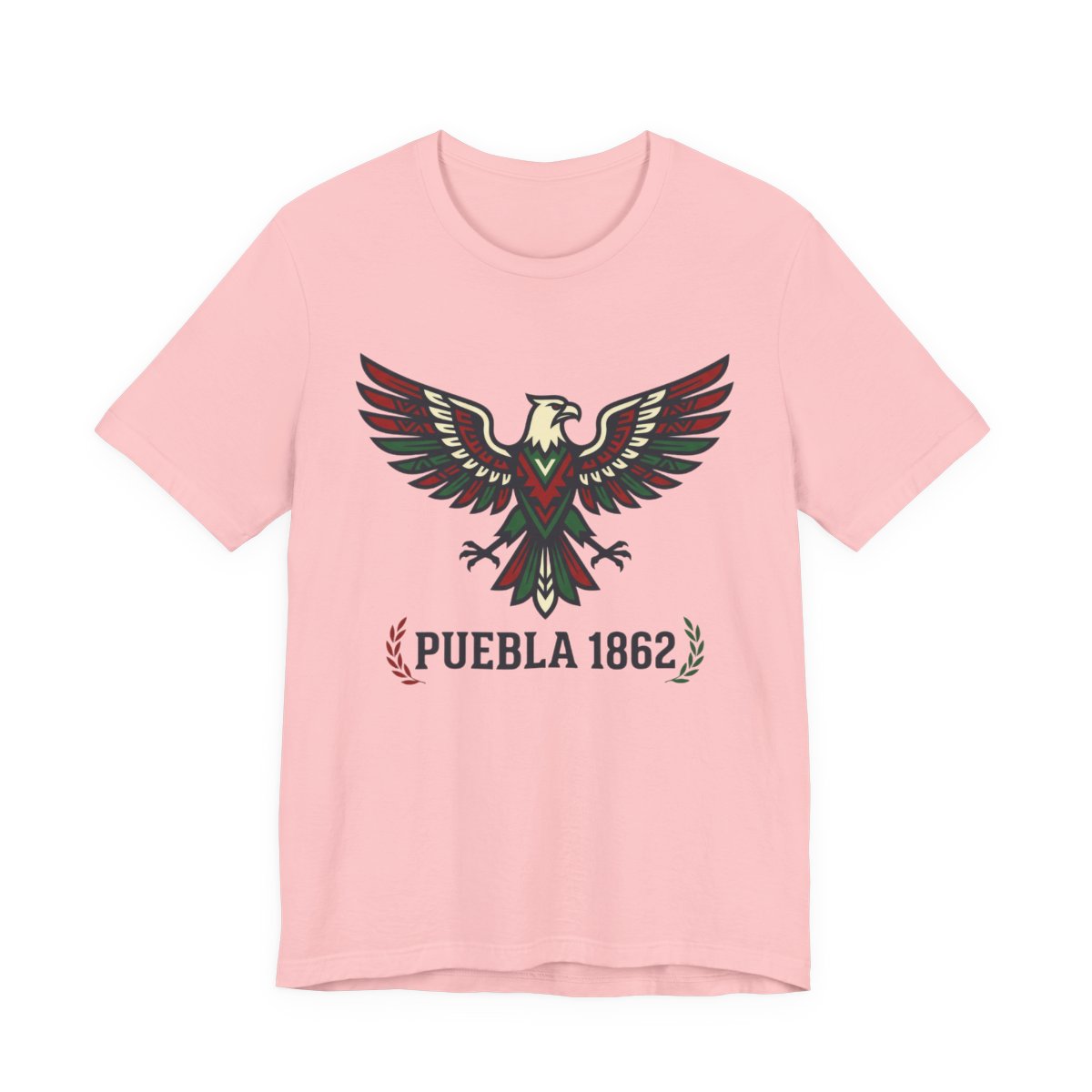 Puebla 1862 Cinco de Mayo Shirt - Mexica - Pink