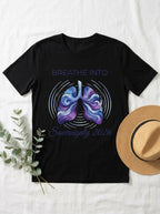 Breathe Into Sovereignty 2026 Shirt - Somatic Healing Breathwork T-Shirt