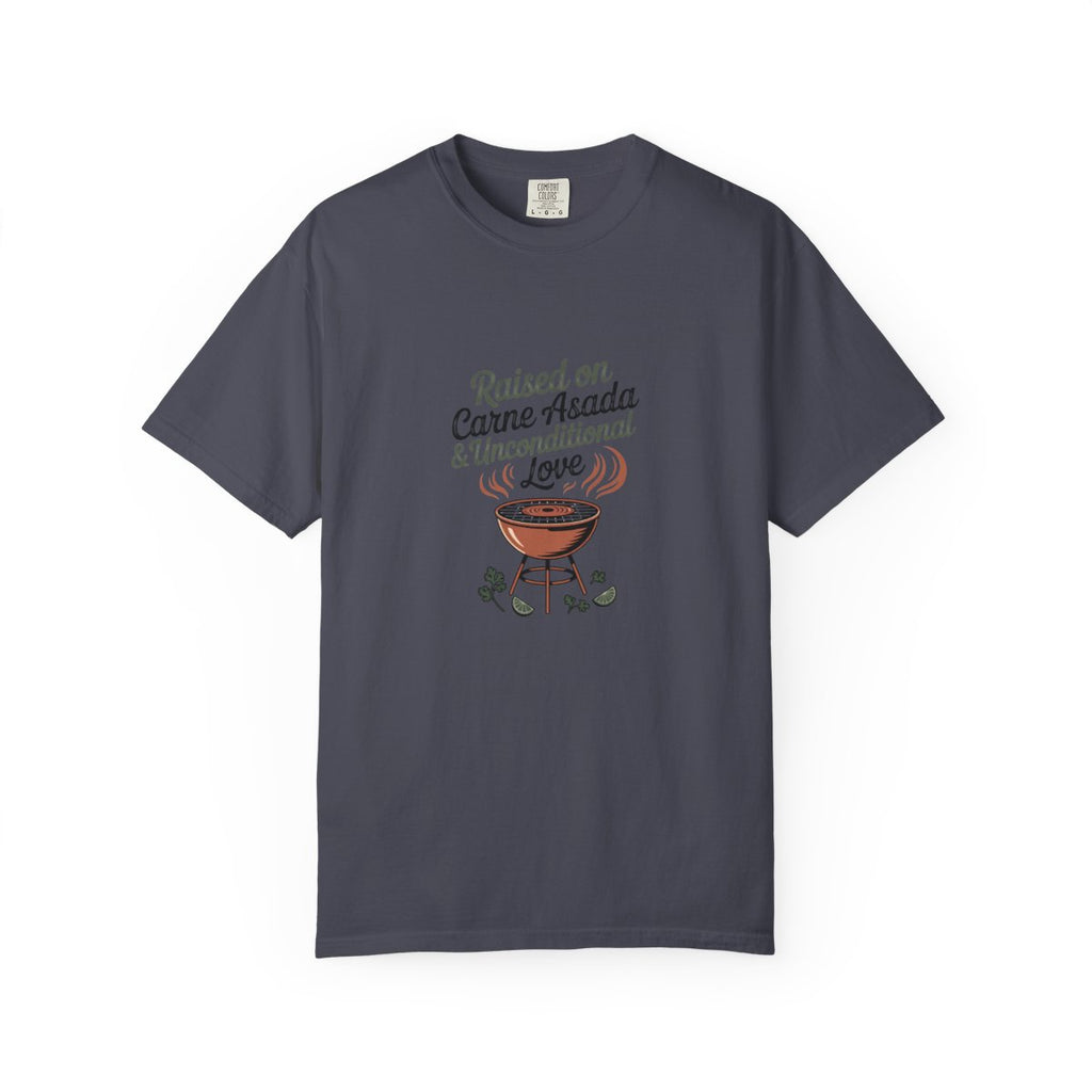 Raised on Carne Asada Mexican Family Shi - Navy
