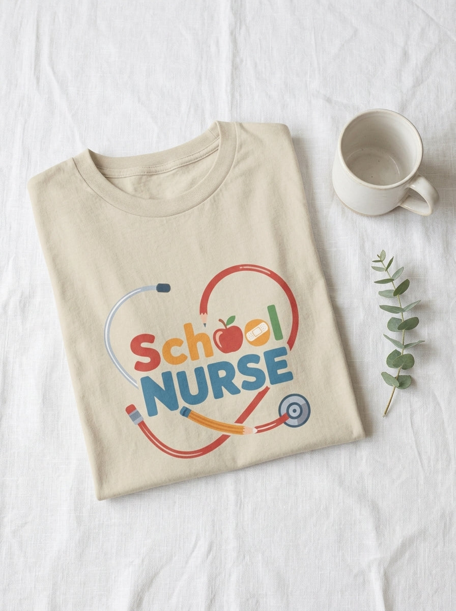 School Nurse Shirt, Pediatric School Nursing Gift, School RN Tee, Nurse Appreciation