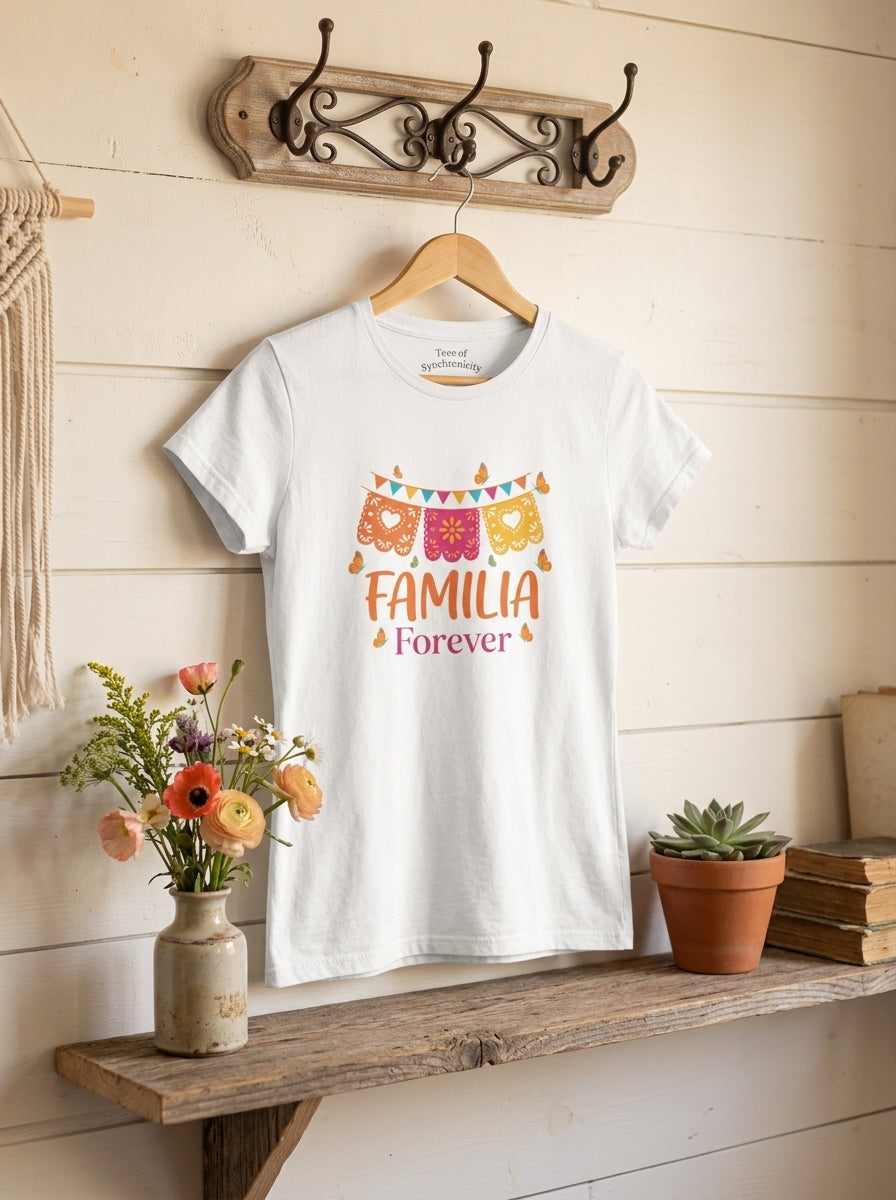 Women's Familia Forever T-Shirt Mexican Family Pride