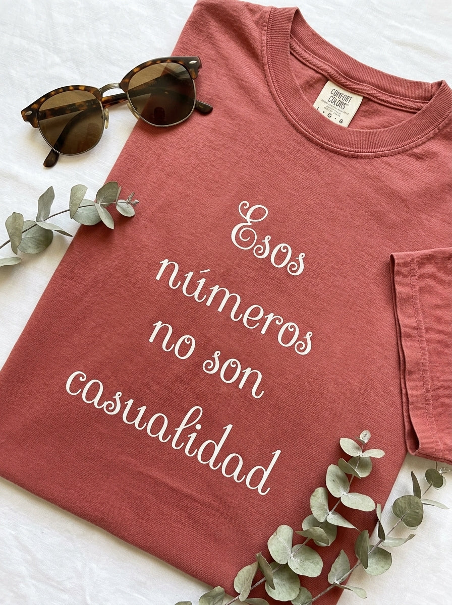 Esos Números No Son Casualidad Shirt | Angel Numbers Spanish Spiritual Tee | Latino Heritage Mystic Gift