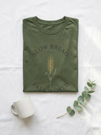 Slow Bread Fast World Shirt - Artisan Sourdough Baker T-Shirt Gift