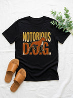 Notorious D.O.G. Shirt | Funny Dog Lover Rap Tee | 90s Hip Hop Style