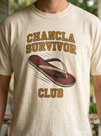 Chancla Survivor Shirt - Mexican Mom Humor Tee - Funny Heritage Gift