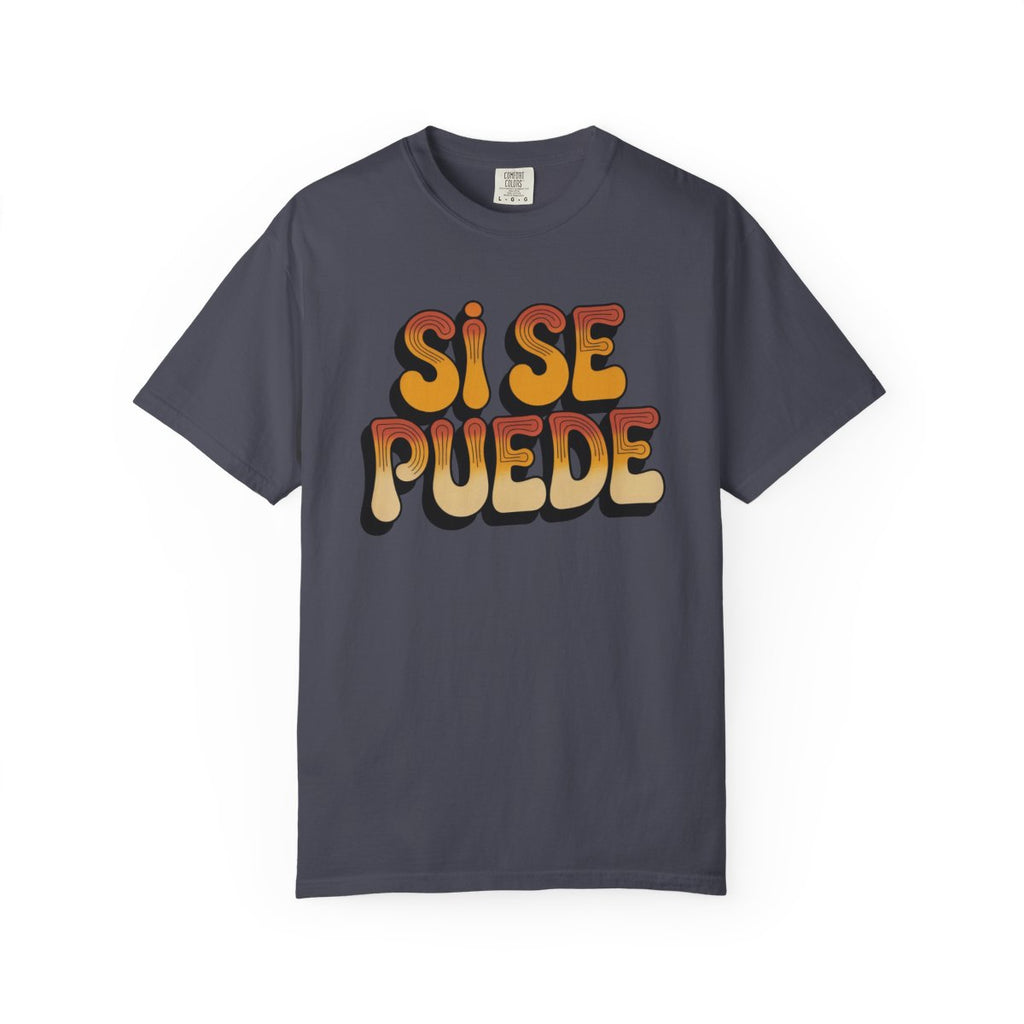 Sí Se Puede Shirt - Mexican Motivation T - Navy