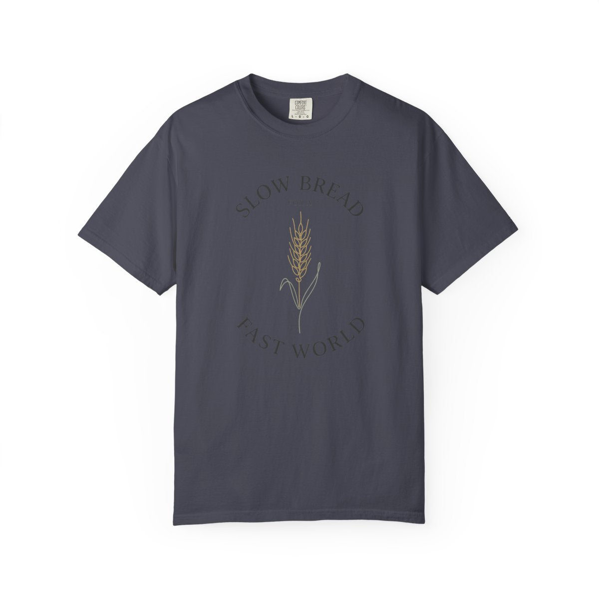 Slow Bread Fast World Shirt - Artisan So - Navy