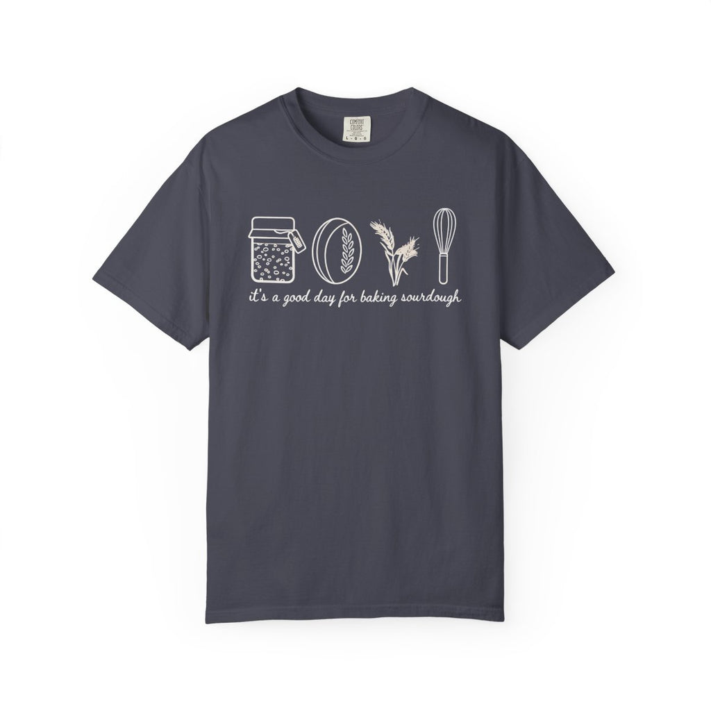 Sourdough Baking Shirt Funny Baker Gift  - Navy