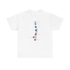 Subtle Body Chakra Spine Shirt - Energy  - White