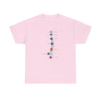Subtle Body Chakra Spine Shirt - Energy  - Light Pink