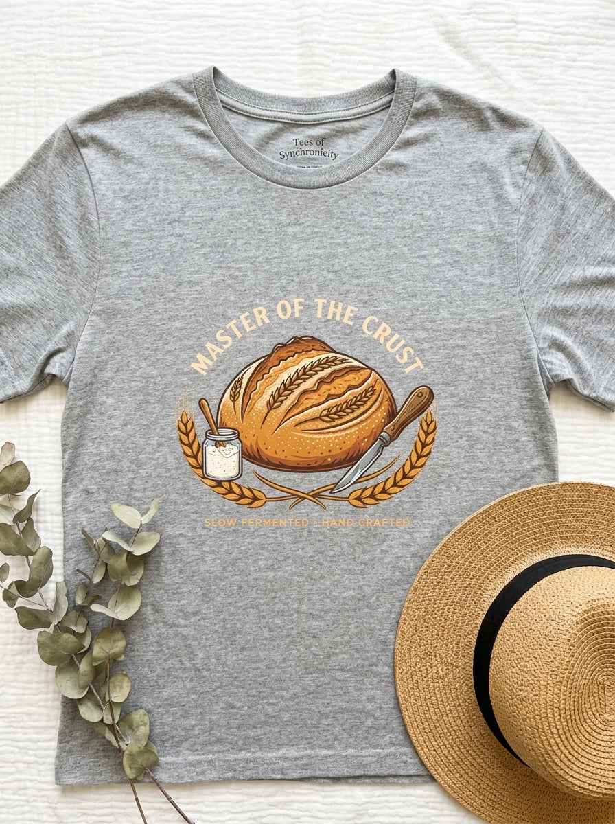 Master of the Crust Sourdough Baker T-Shirt Gift