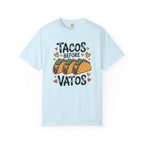 Tacos Before Vatos Shirt - Funny Mexican - Chambray