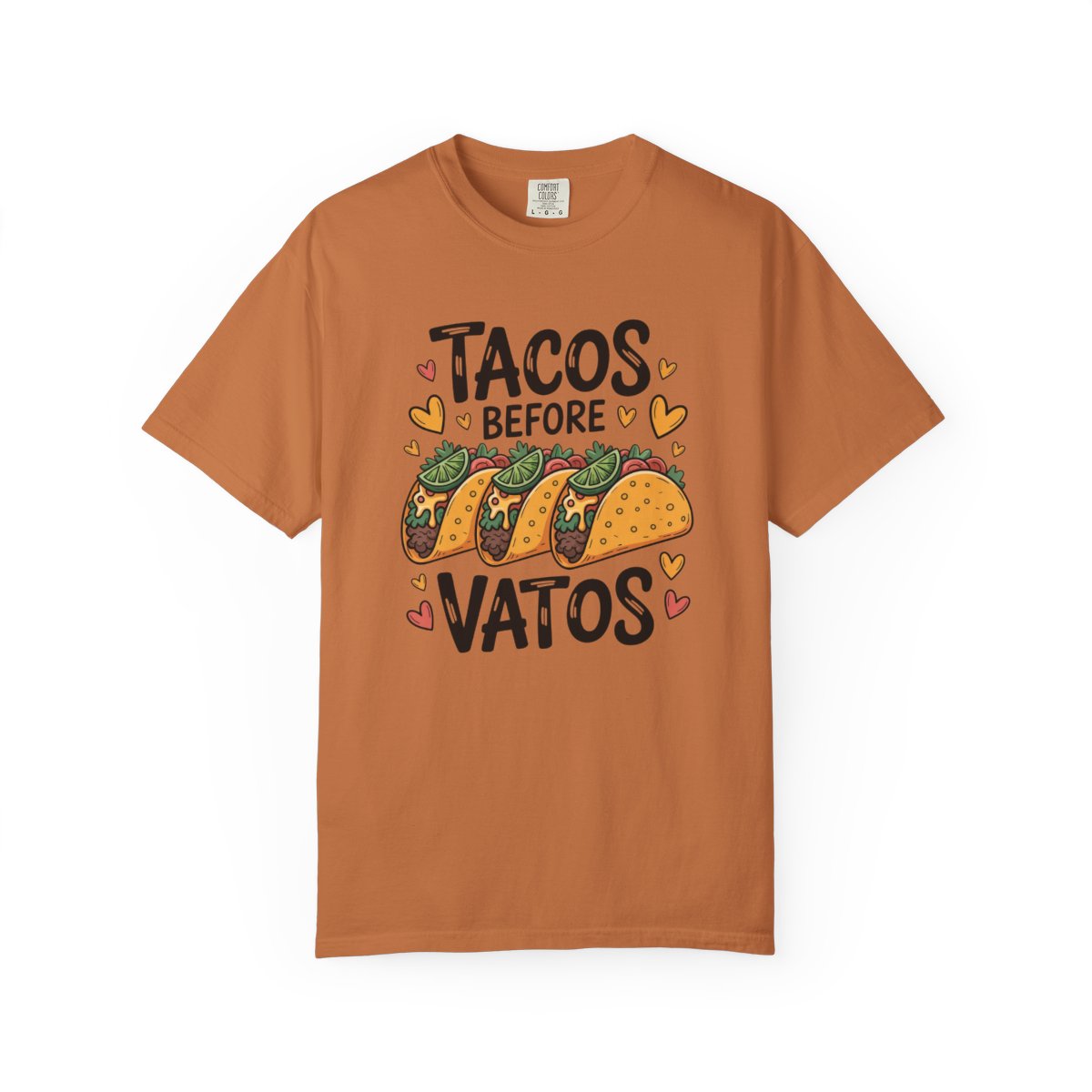 Tacos Before Vatos Shirt - Funny Mexican - Yam