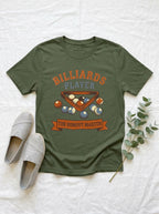 Billiards Player Since Shirt - Vintage Pool Hall Legacy Graphic Tee