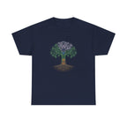 Tree of Life Chakra Shirt - Energy Body  - Navy