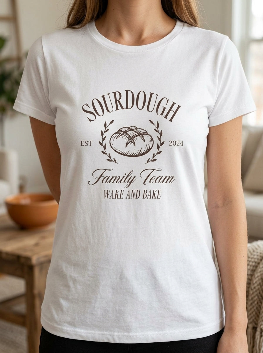Women's Sourdough Family Team Wake and Bake T-Shirt
