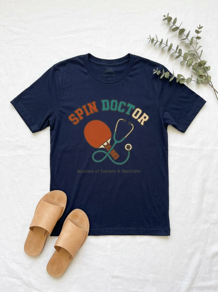 Spin Doctor Ping Pong Shirt - Vintage Table Tennis Player Tee