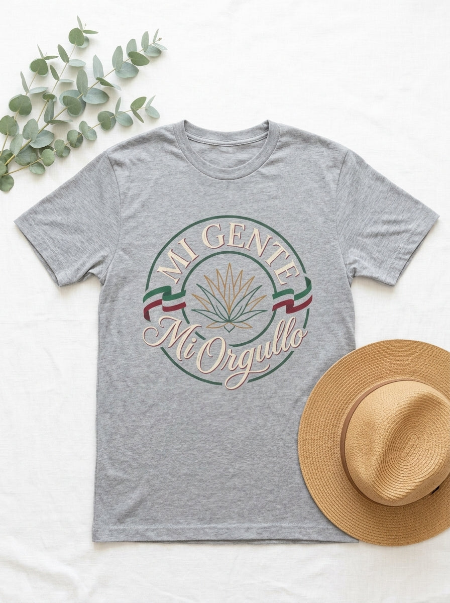 Mi Gente Mi Orgullo Shirt - Mexican Pride Heritage Cultural Tee