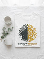 Shadow to Light 2026 Awakening Shirt - Shadow Work Healing Mandala Tee