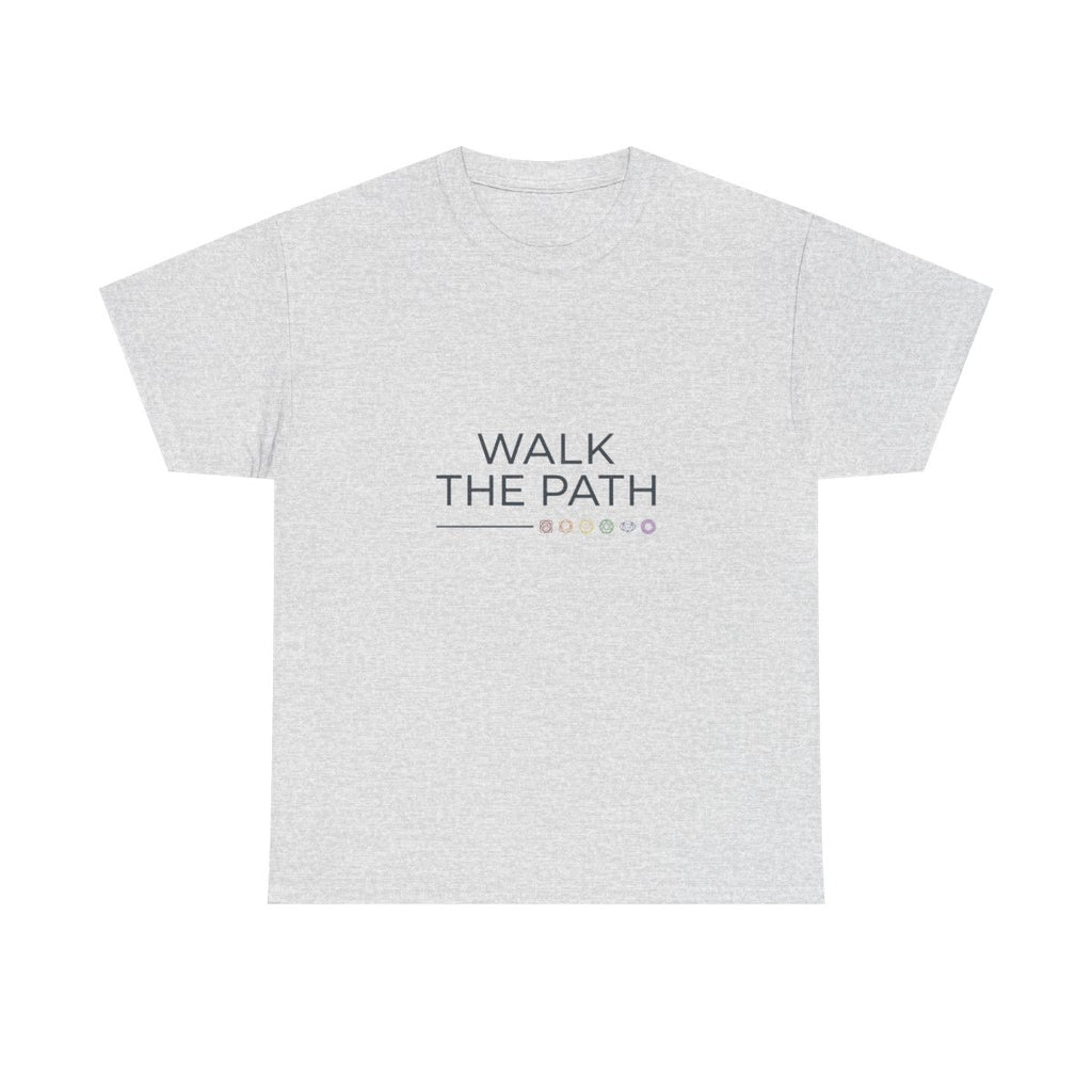 Walk The Path Chakra Shirt - Spiritual J - Ash