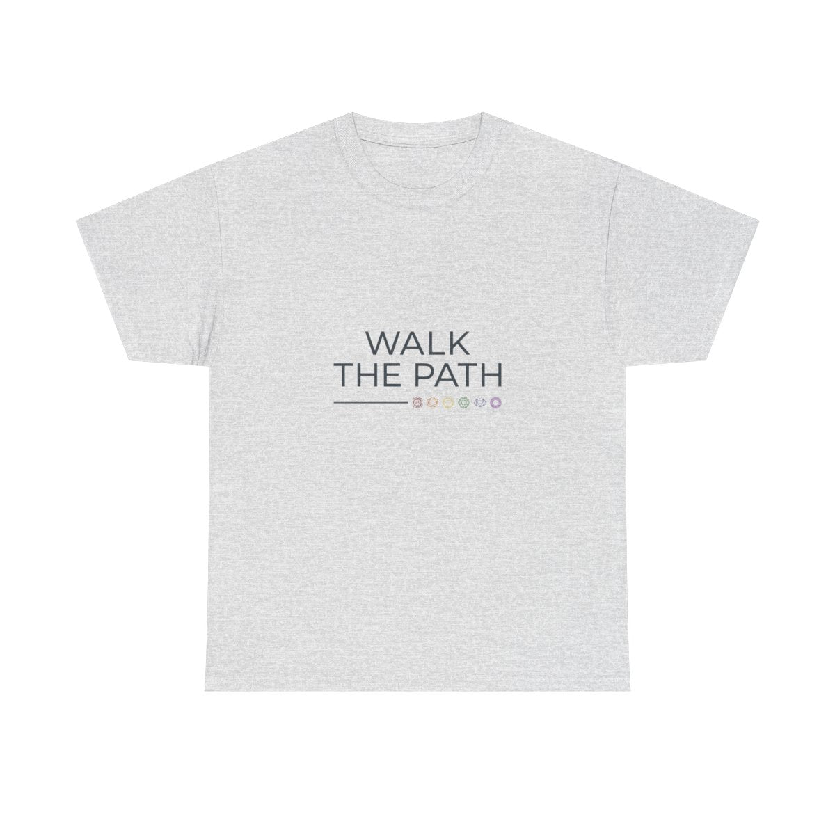 Walk The Path Chakra Shirt - Spiritual J - Ash