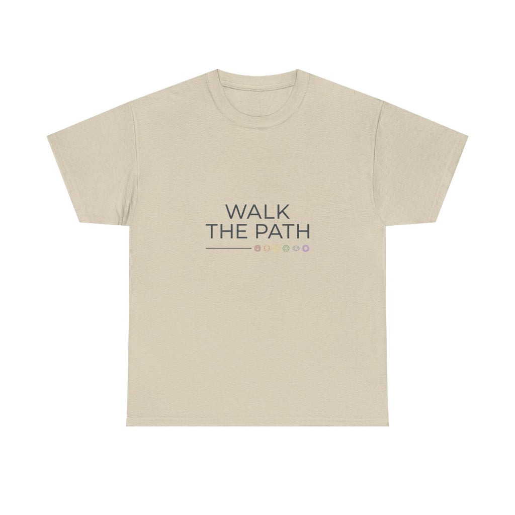 Walk The Path Chakra Shirt - Spiritual J - Sand