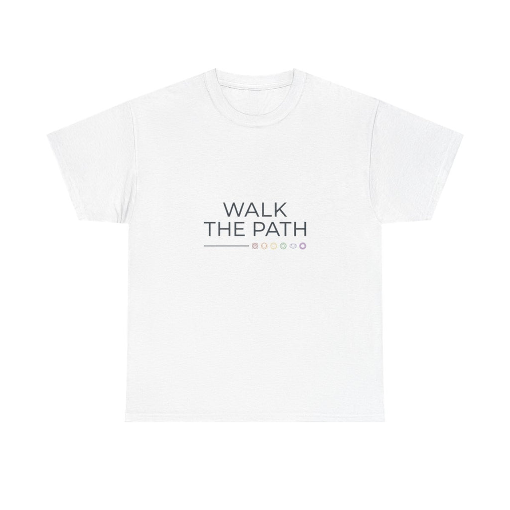 Walk The Path Chakra Shirt - Spiritual J - White