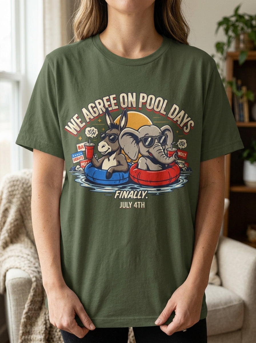 4th of July Bipartisan Pool Party Shirt
