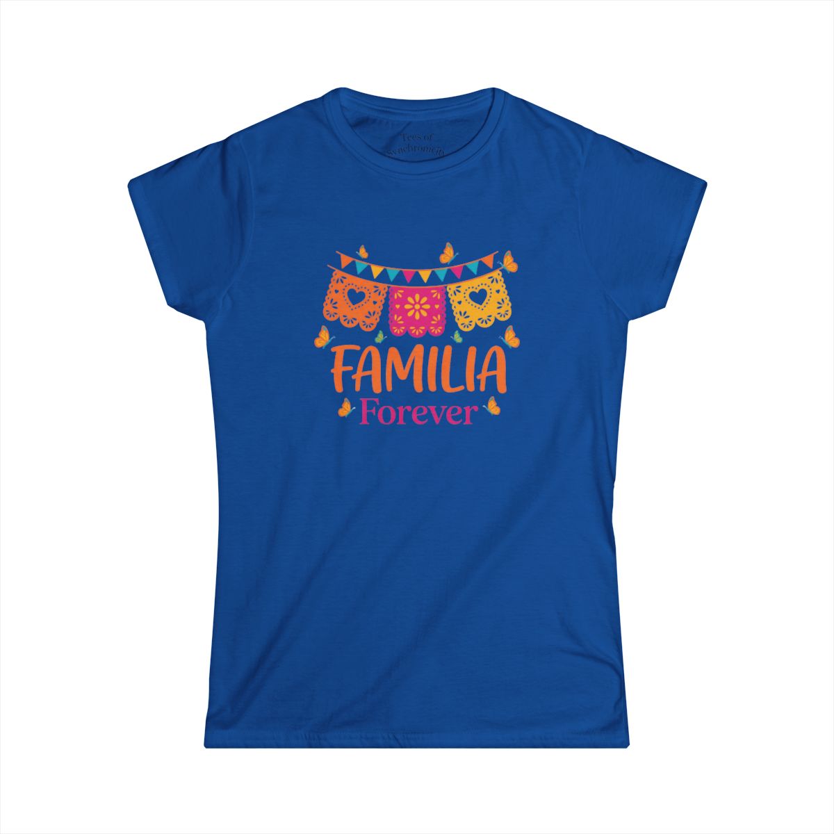 Women's Familia Forever T-Shirt Mexican  - Royal