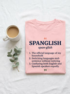 Fluent in Spanglish Dictionary Shirt - Funny Bilingual Latino Humor Tee