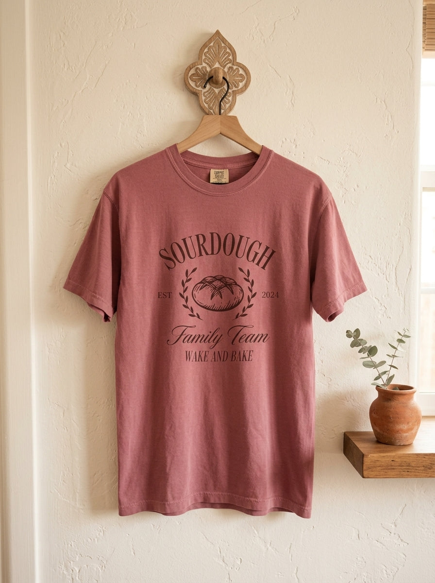 Sourdough Family Team Wake and Bake T-Shirt